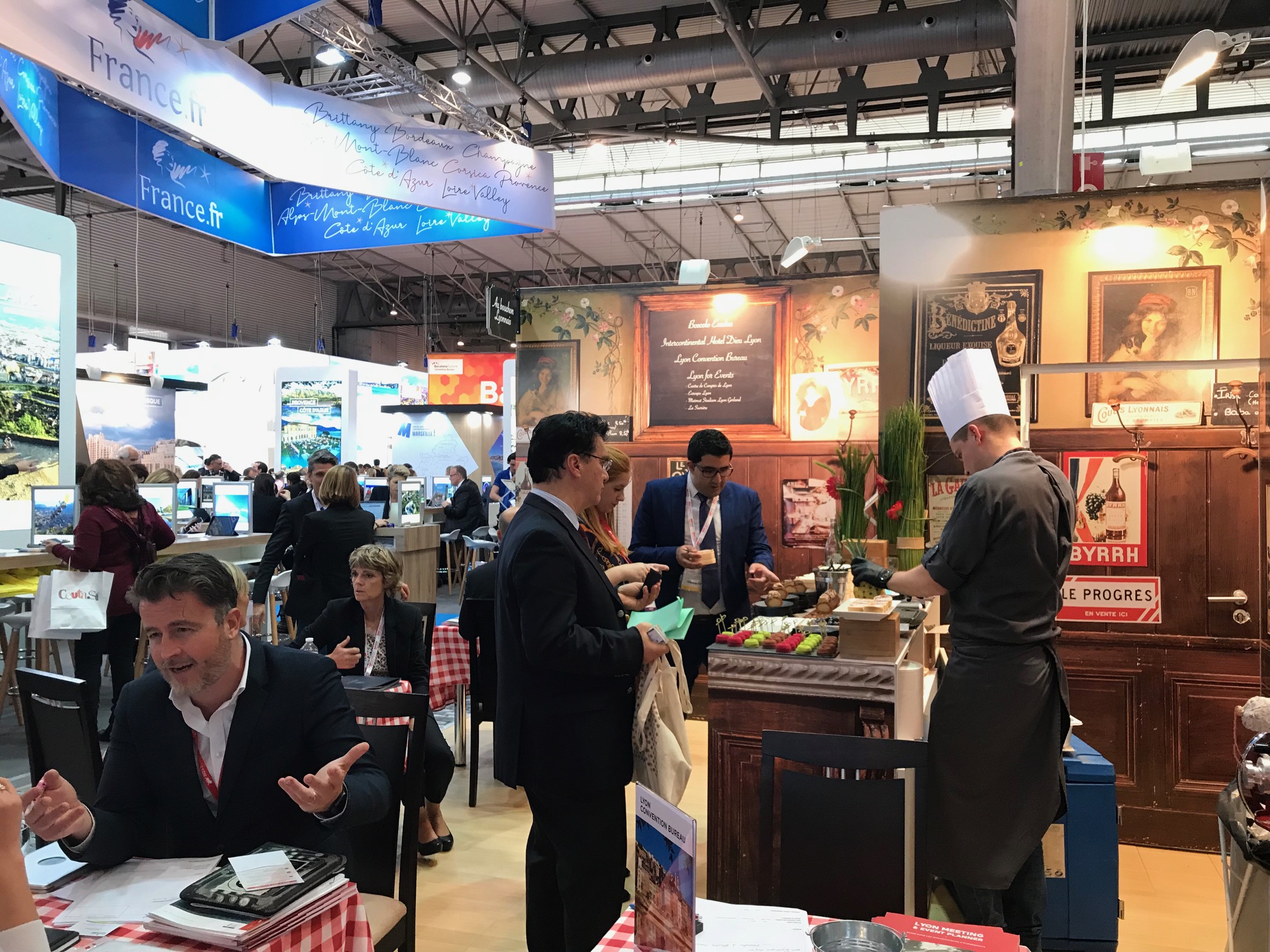 Le stand ONLYLYON Tourisme et Congrès à IBTM